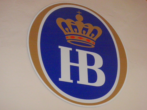Hofbr&auml;uhaus sign.